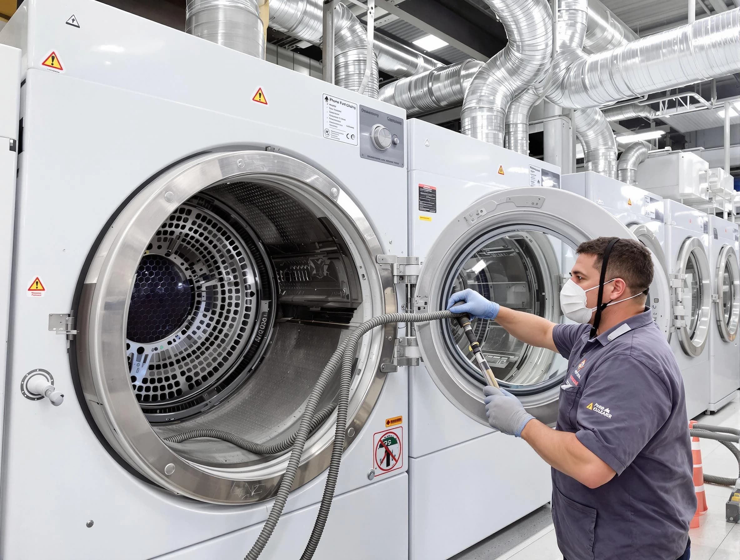 Industrial-grade dryer vent cleaning by Butler Dryer Vent Cleaning in Butler