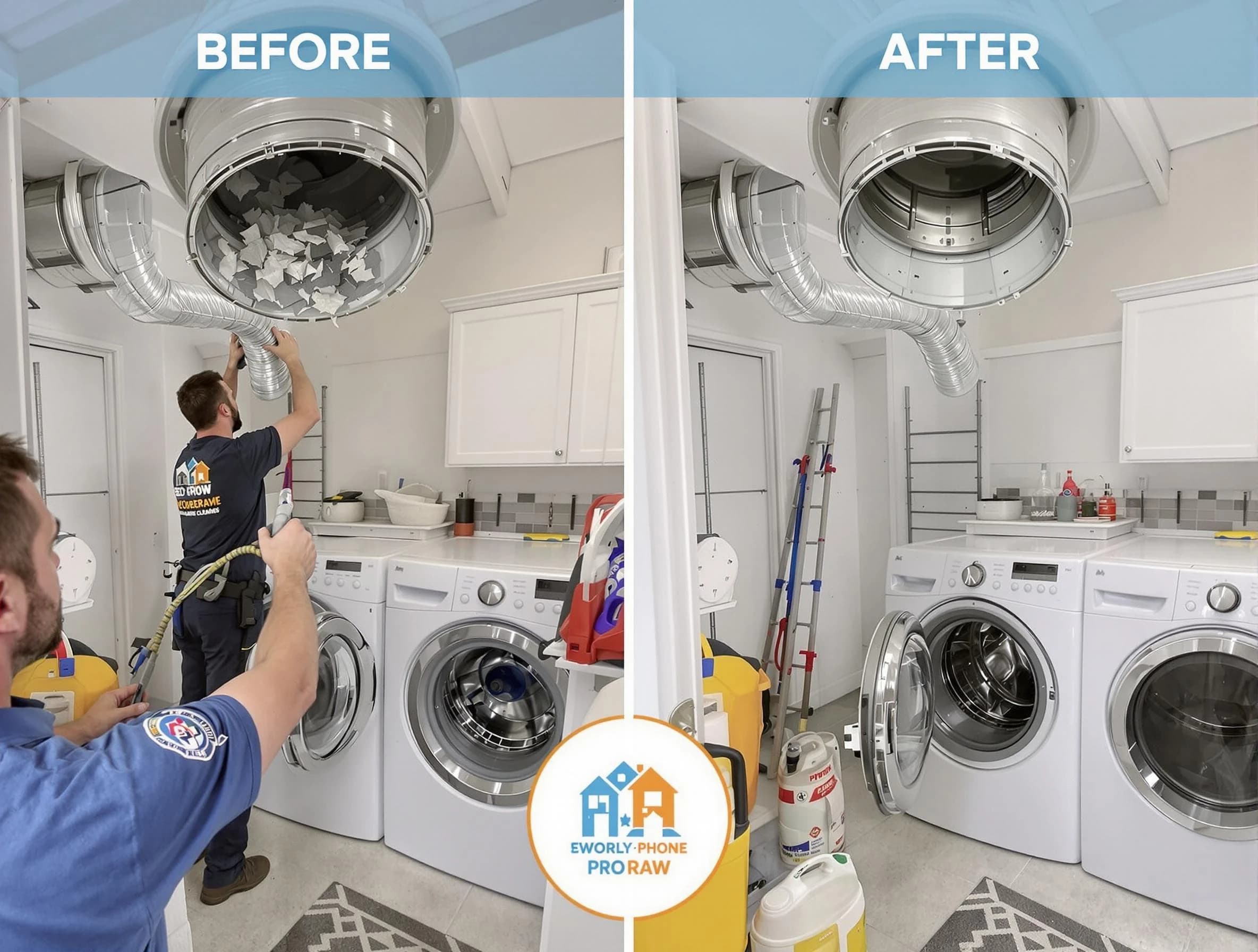Residential dryer vent cleaning by Butler Dryer Vent Cleaning in Butler