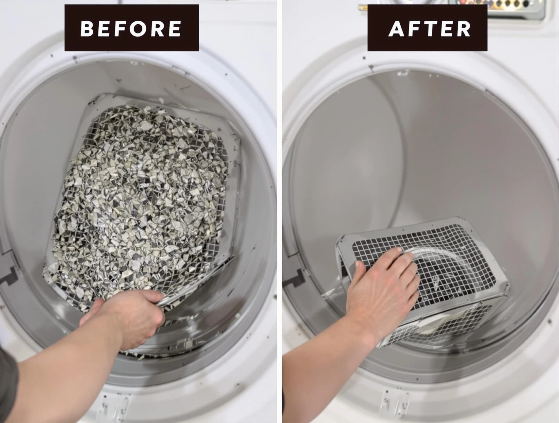 Professional lint trap cleaning by Butler Dryer Vent Cleaning in Butler