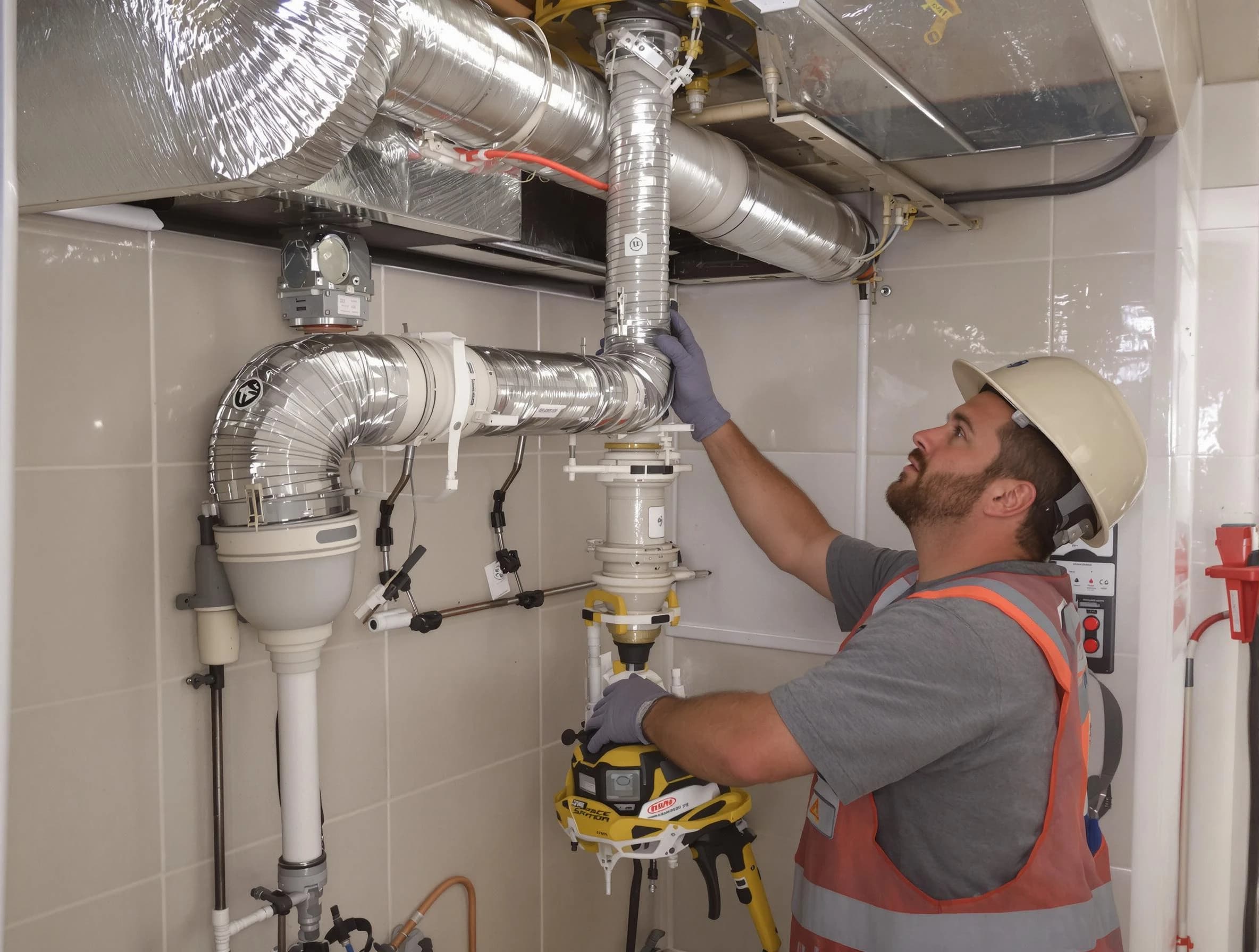 Butler Dryer Vent Cleaning expert performing professional dryer vent repair and installation in Butler