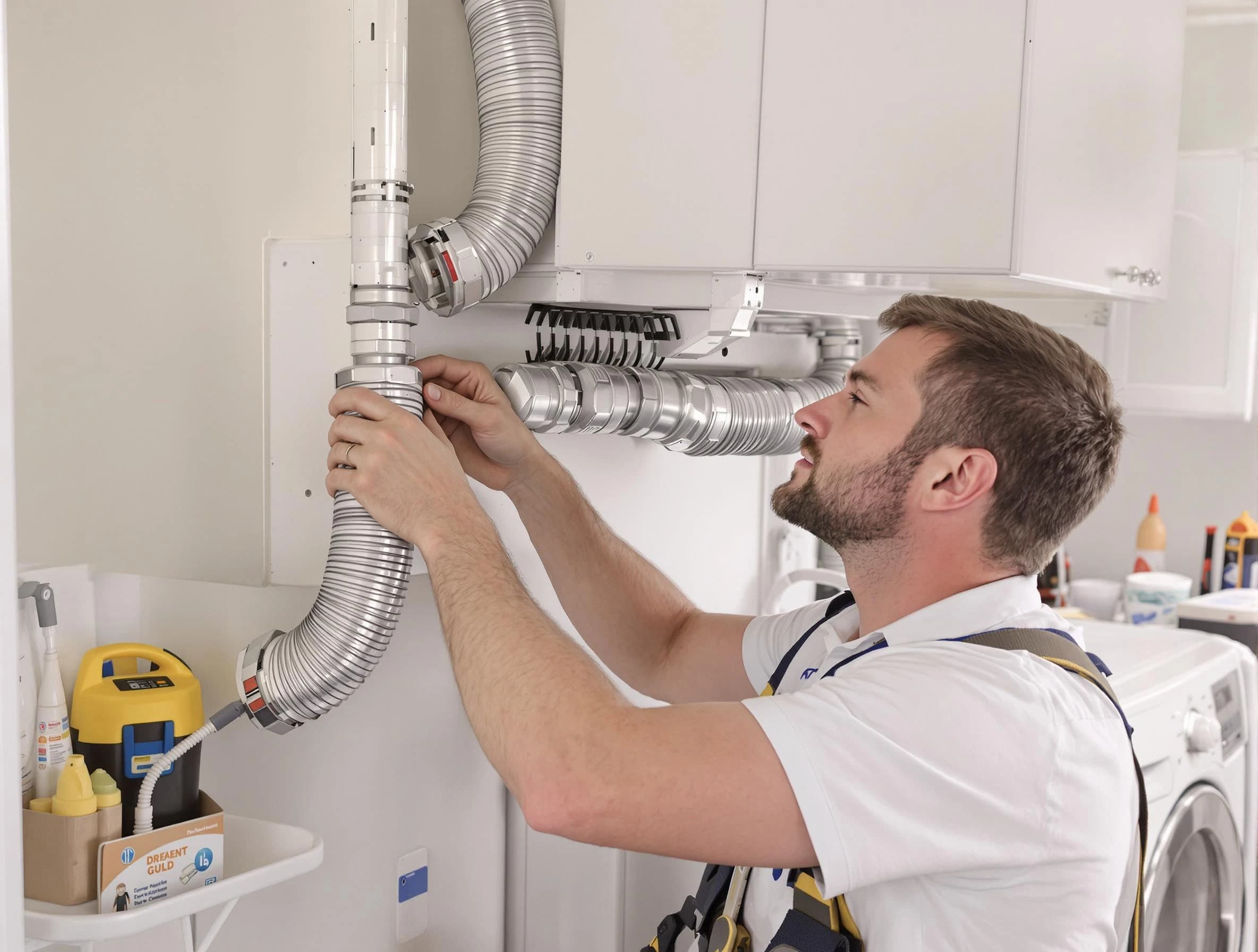 Professional dryer vent repair and installation by Butler Dryer Vent Cleaning in Butler