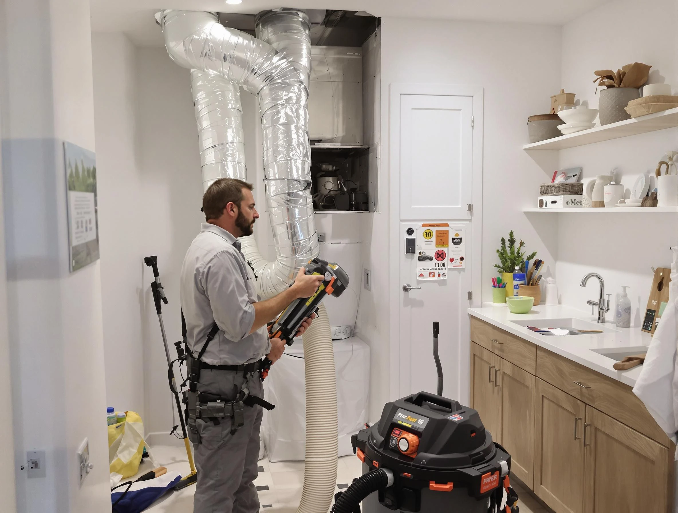 Clogged Dryer Vent Cleaning in Butler